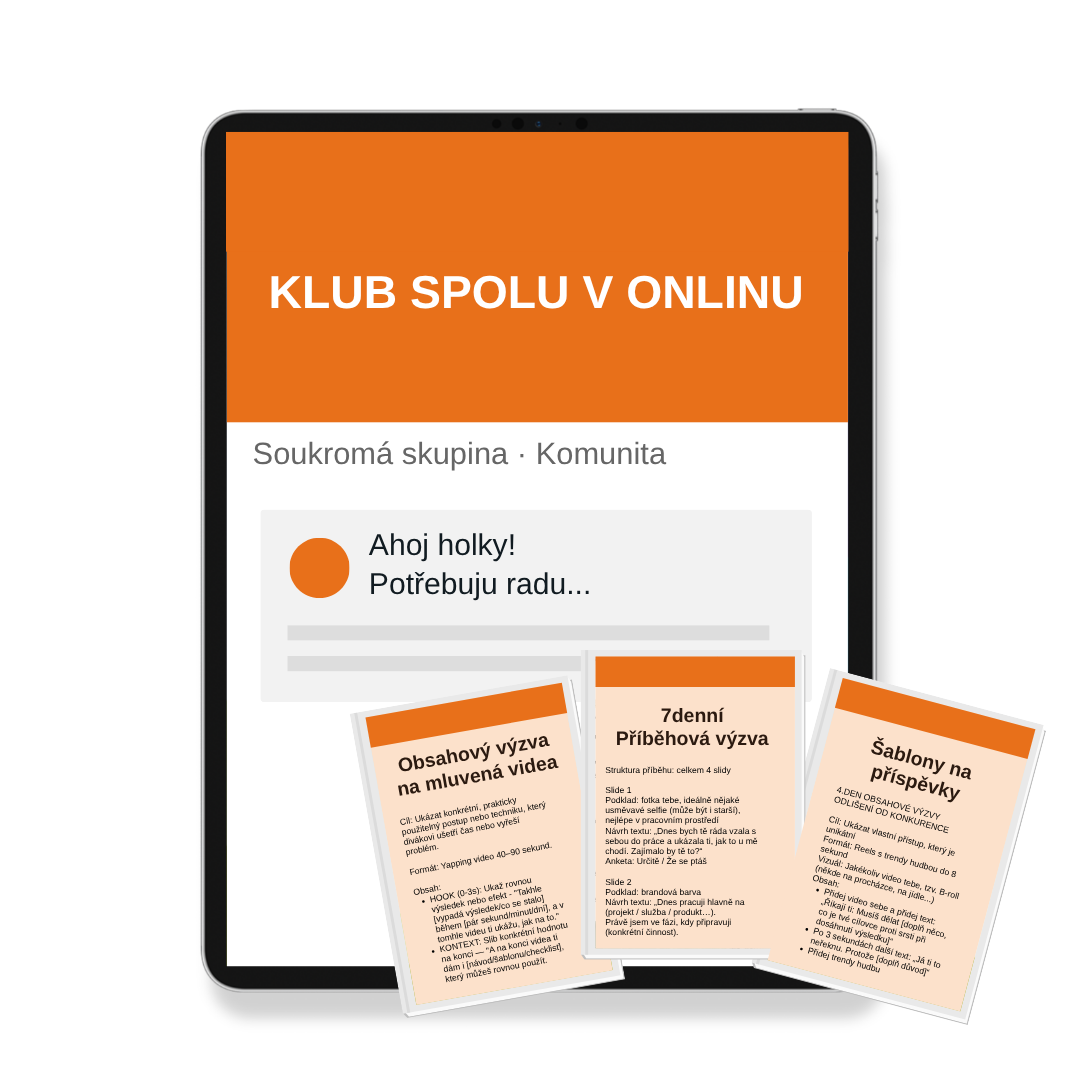 Klub Spolu v onlinu na rok
