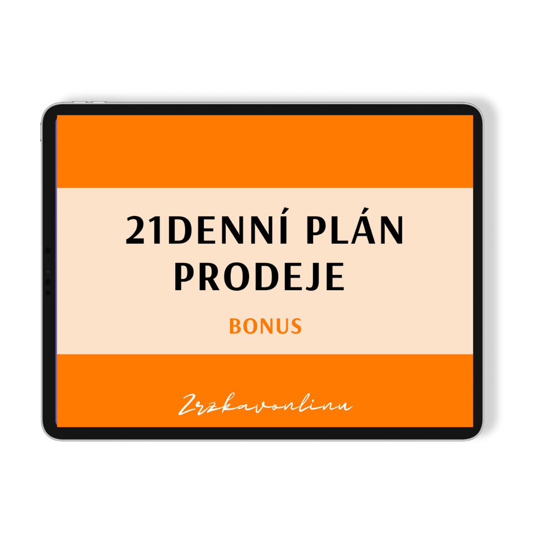 Šablony na 21 dní PRODEJNÍ
